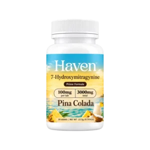 Haven 7OH Kratom Extract Tablets Pina Colada 3000mg – 30ct (100mg/tab)